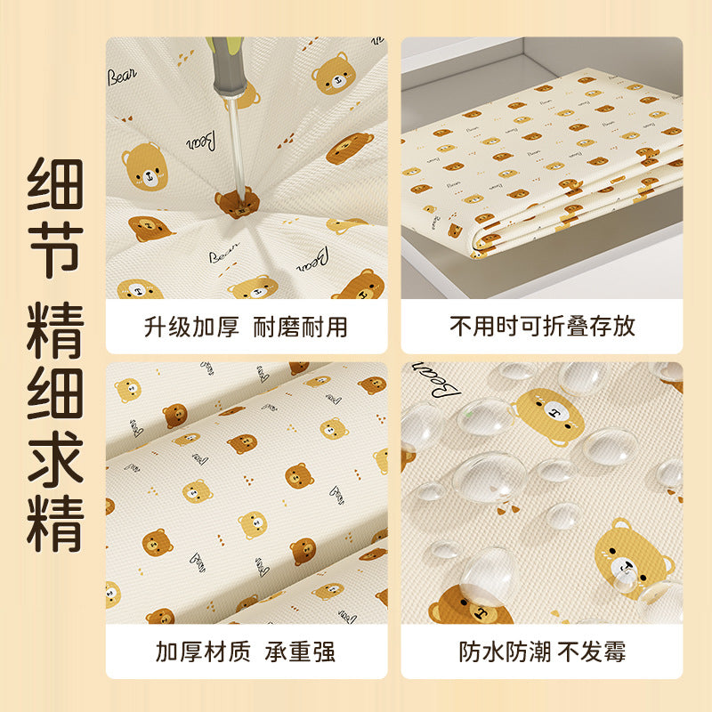 Cartoon Bear Quilt Storage Bag Large Capacity Travel Duffel Bag Clothes Quilt Bag Finishing Moving Bag - image 3