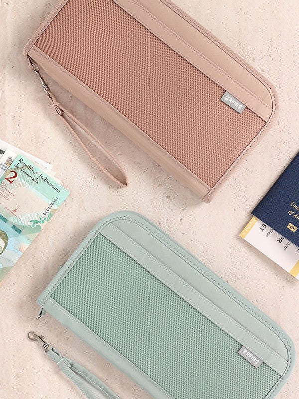 Passport Bag, Portable Boarding Pass Card Holder, Overseas Travel Document Anti-Theft Card Holder, Travel Multi-Functional Storage Bag - image 2