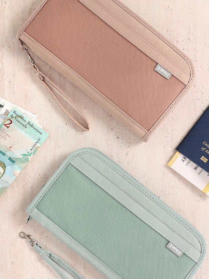 Passport Bag, Portable Boarding Pass Card Holder, Overseas Travel Document Anti-Theft Card Holder, Travel Multi-Functional Storage Bag - image 2