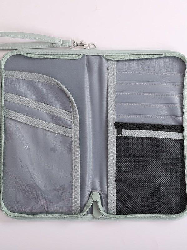 Passport Bag, Portable Boarding Pass Card Holder, Overseas Travel Document Anti-Theft Card Holder, Travel Multi-Functional Storage Bag - image 3