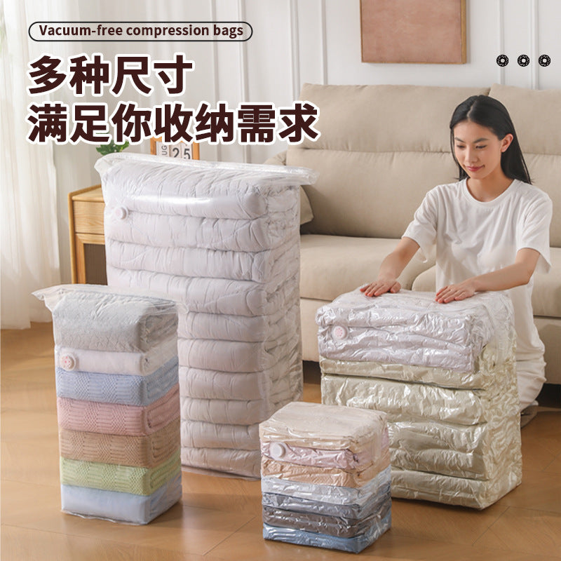Vacuum Compression Bag, Thickened and Large Capacity, No Need for Air Extraction, Special Storage Solution for Clothes and Quilts, Luggage Sealing Bag - image 2