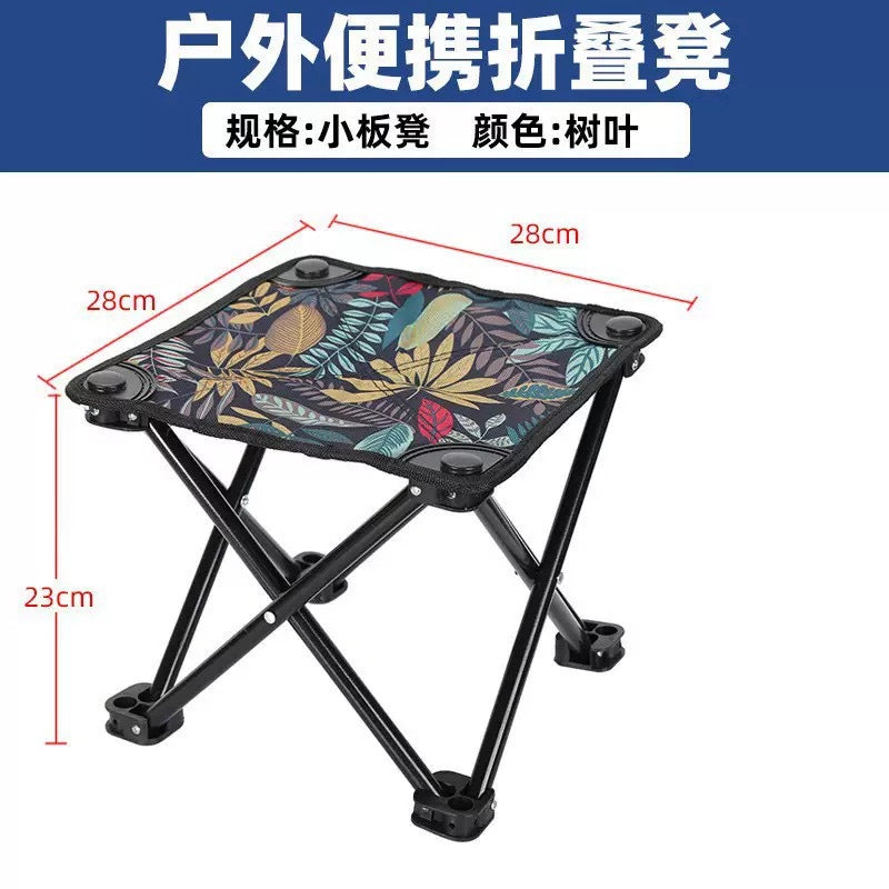 Wholesale Folding Stool Bold Portable Folding Thickened Fishing Small Stool Stool Travel Camping Mazar Small Bench - image 1