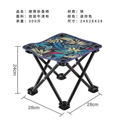 Wholesale Folding Stool Bold Portable Folding Thickened Fishing Small Stool Stool Travel Camping Mazar Small Bench - image 2