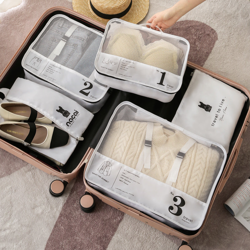 Luggage Travel Storage Set Business Trip Luggage Clothing Organizer Bag Travel Clothing Packing Bag Portable Foldable - image 1