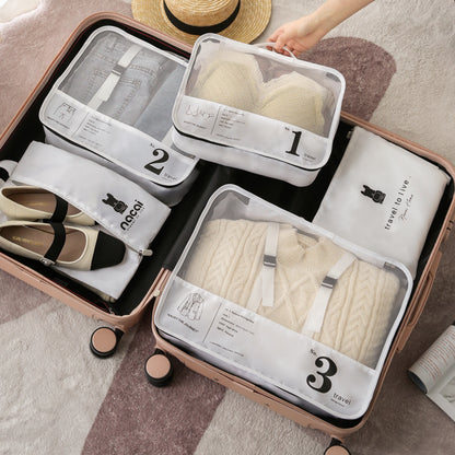Luggage Travel Storage Set Business Trip Luggage Clothing Organizer Bag Travel Clothing Packing Bag Portable Foldable - image 1