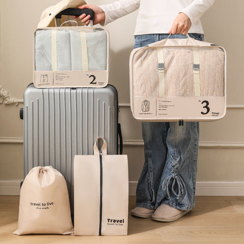 Luggage Travel Storage Set Business Trip Luggage Clothing Organizer Bag Travel Clothing Packing Bag Portable Foldable - image 4