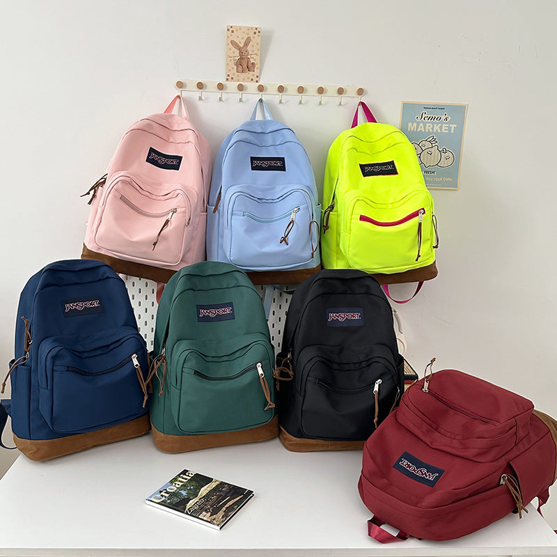 New Style Backpack, New Casual Style for Men and Women, Middle School Student Travel Computer Backpack, Fashionable and Trendy Student School Bag - image 1