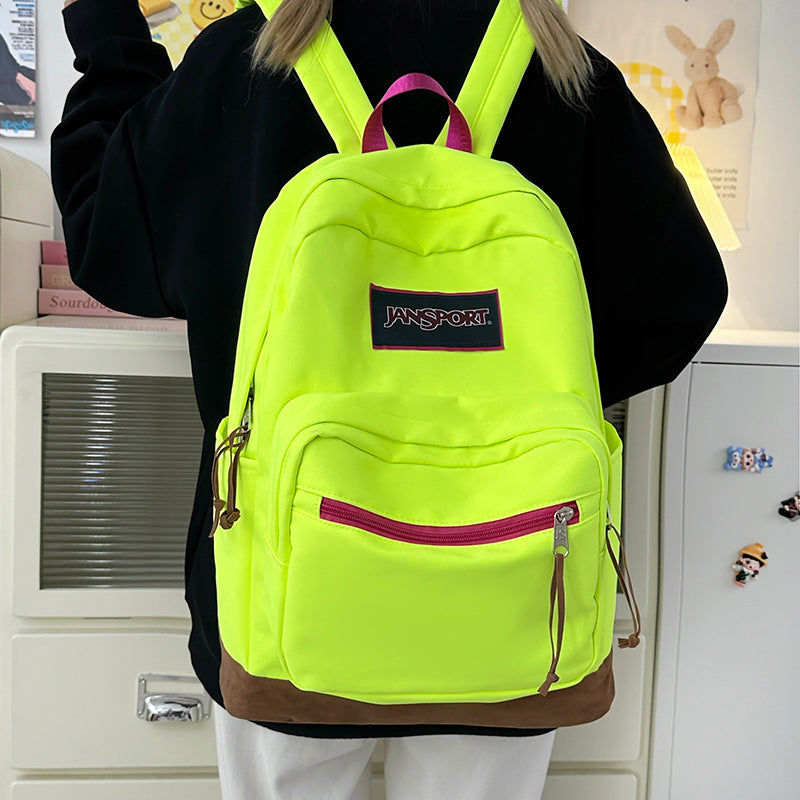 New Style Backpack, New Casual Style for Men and Women, Middle School Student Travel Computer Backpack, Fashionable and Trendy Student School Bag - image 2