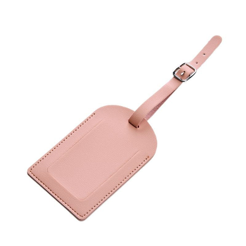 PU Luggage Tag Multicolor Aircraft Boarding Card Creative Suitcase Tag Check-in Leather Flip Luggage Tag - image 5