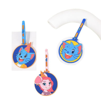 Pvc Soft Rubber Cartoon Luggage Tags Custom-Made Cute 3D Shaped Accessories Eco-Friendly Anti-Loss Luggage Tags Personalized - image 5