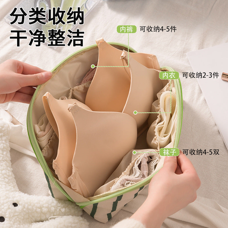 Travel Underwear Storage Bag Large Capacity Cartoon Travel Bra Sundries Storage Bag Portable Waterproof Wash and Scooter Bag - image 2