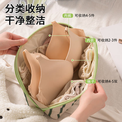 Travel Underwear Storage Bag Large Capacity Cartoon Travel Bra Sundries Storage Bag Portable Waterproof Wash and Scooter Bag - image 2