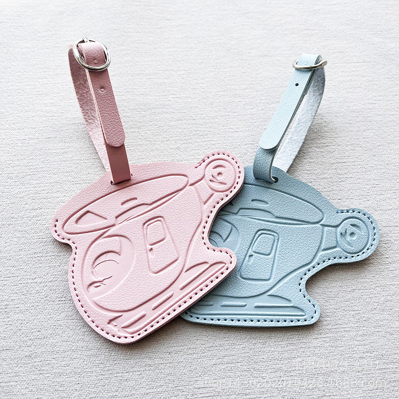 Hot-Selling Luggage Tags, Boarding Passes, Pu Leather Anti-Lost Tags, Creative Tags, Hang Tags, Checked Baggage Tags, Travel Airplane Tags - image 1