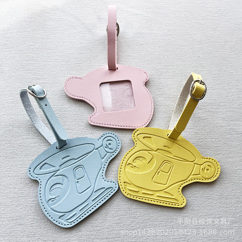 Hot-Selling Luggage Tags, Boarding Passes, Pu Leather Anti-Lost Tags, Creative Tags, Hang Tags, Checked Baggage Tags, Travel Airplane Tags - image 2