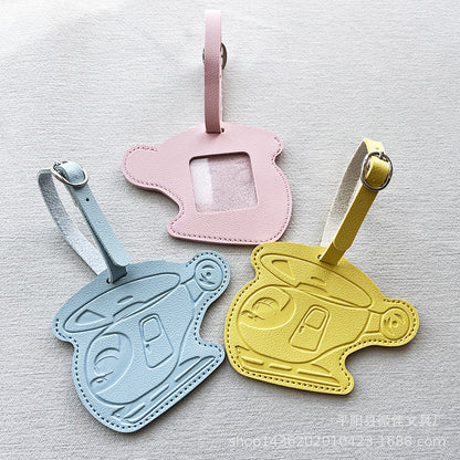 Hot-Selling Luggage Tags, Boarding Passes, Pu Leather Anti-Lost Tags, Creative Tags, Hang Tags, Checked Baggage Tags, Travel Airplane Tags - image 2