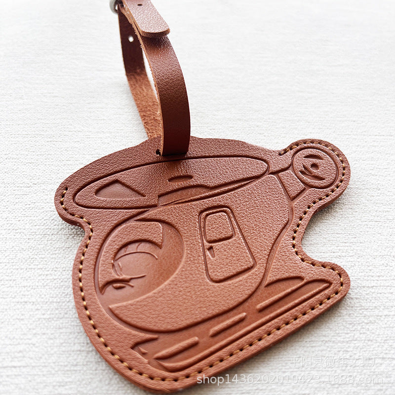 Hot-Selling Luggage Tags, Boarding Passes, Pu Leather Anti-Lost Tags, Creative Tags, Hang Tags, Checked Baggage Tags, Travel Airplane Tags - image 3