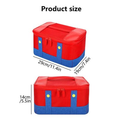 Switch 2 Mario Protective Case Oled Travel Storage Bag Ns Game Console Super Large Capacity Storage Bag - image 5