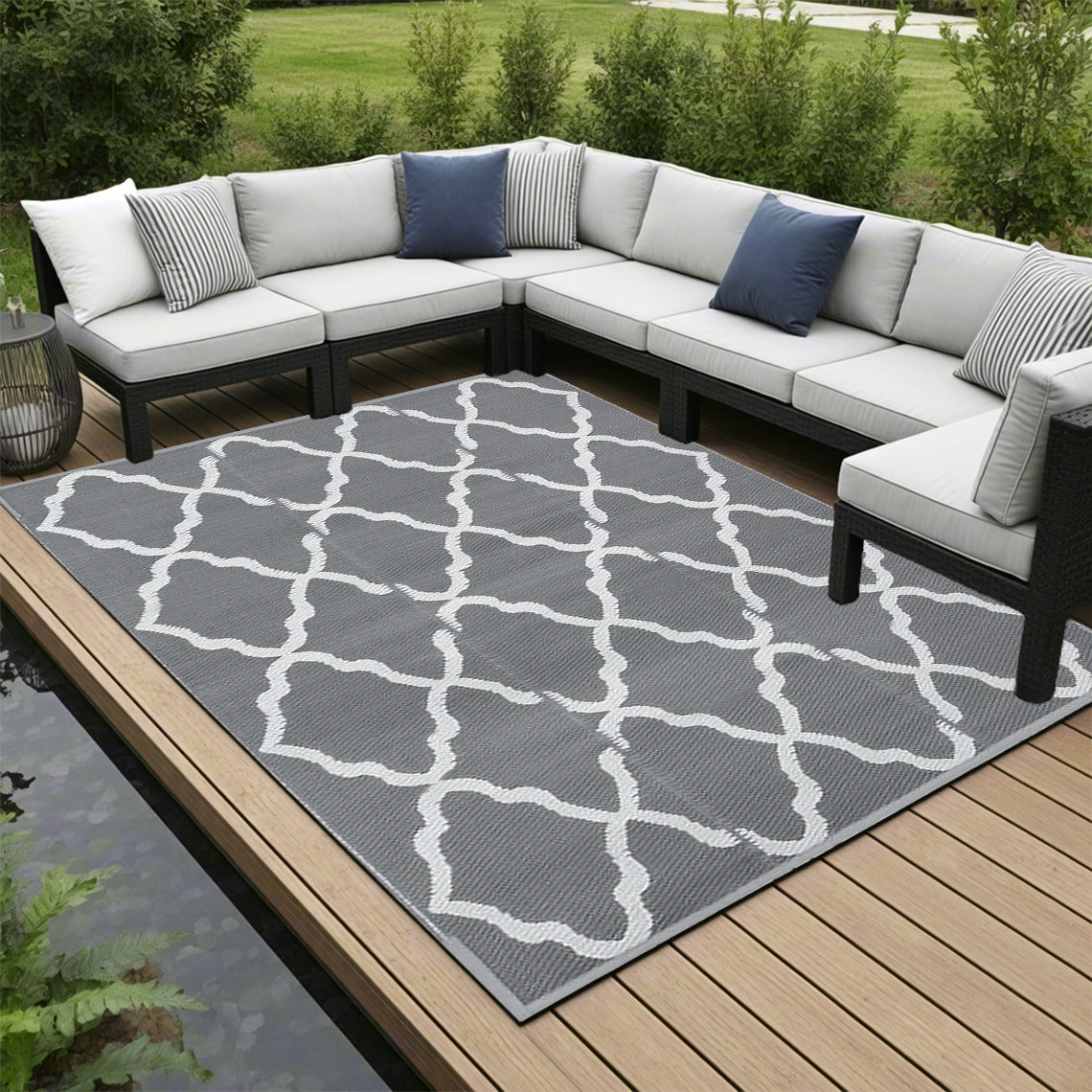 Cross-Border Outdoor Carpet Travel Picnic Mat Beach Mat Mountain Camping Mat Courtyard Lawn Deck Pp Waterproof - image 2