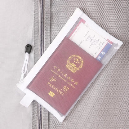 Passport Storage Bag Overseas Travel Certificate Document Bag Transparent Portable Traveling Card Travel Protective Cover Storage Bag - image 1