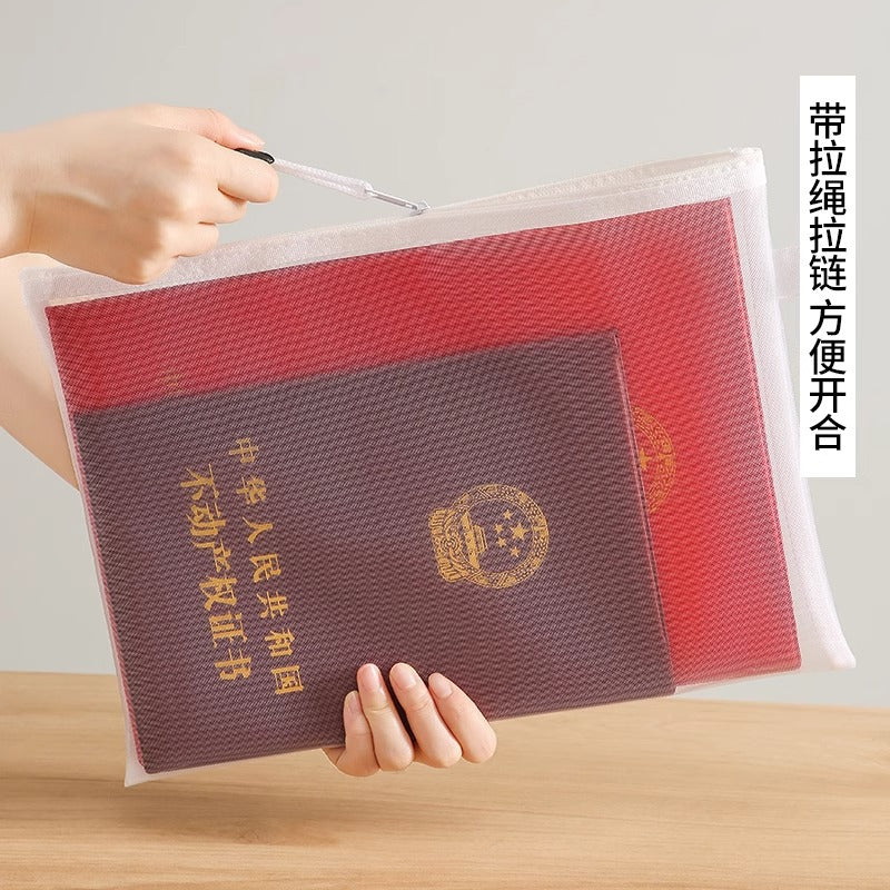 Passport Storage Bag Overseas Travel Certificate Document Bag Transparent Portable Traveling Card Travel Protective Cover Storage Bag - image 3