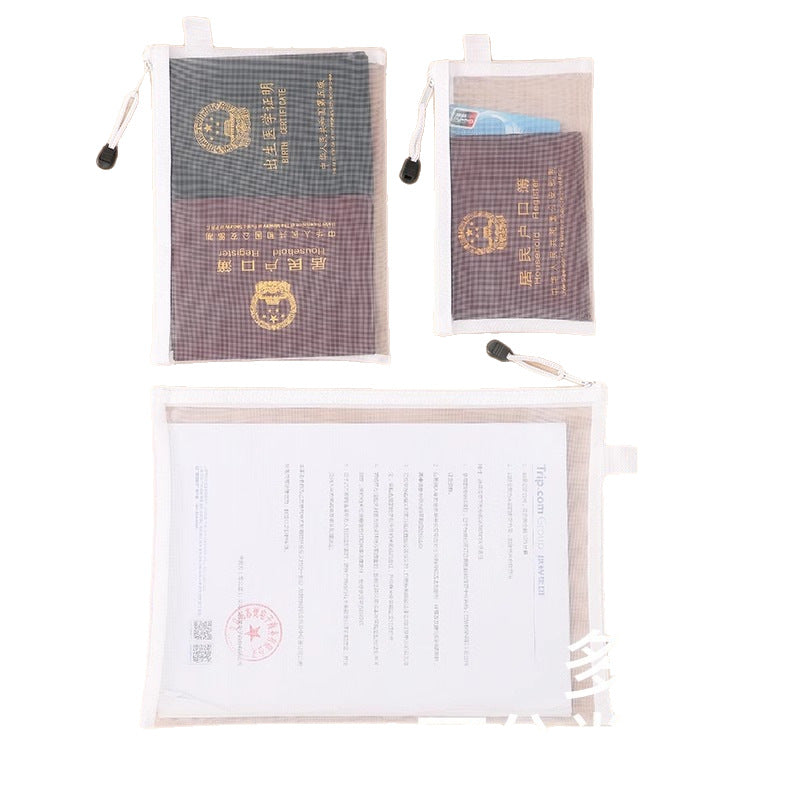 Passport Storage Bag Overseas Travel Certificate Document Bag Transparent Portable Traveling Card Travel Protective Cover Storage Bag - image 5