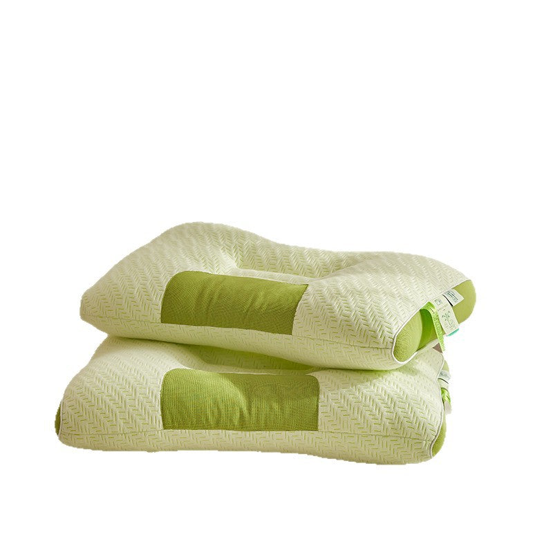 Bamboo Charcoal Anti-mite Neck Pillow Pillow Sleeping Household One Single Male and Female Student Dormitory Use Whole Head Without Collapse - image 5
