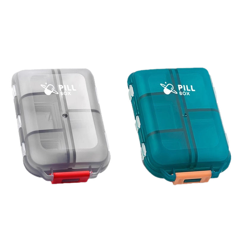 Wholesale Portable Small Medicine Box, Portable Double-Layer Medicine Box, Foldableable, Sealed and Moisture-Proof 10-Compartment Travel Pill Box in Stock - image 5