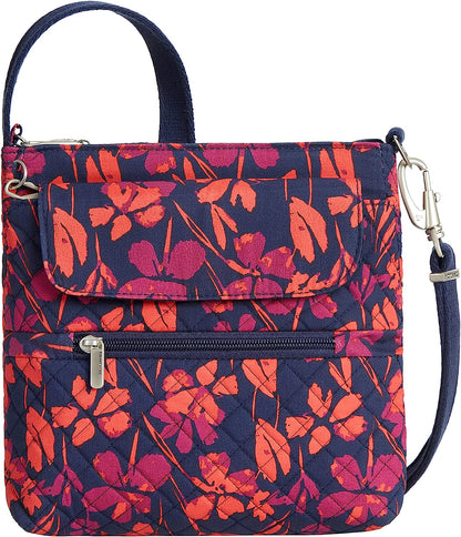 Travelon Anti-Theft Classic Mini Shoulder Bag, Black, One Size, 8.5 x 8.5 x 2