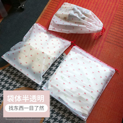 Shoe Storage Bag Drawstring Cute Travel Convenient Dustproof and Moisture-Proof Drawstring Packing Moving Bag - image 4