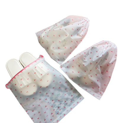 Shoe Storage Bag Drawstring Cute Travel Convenient Dustproof and Moisture-Proof Drawstring Packing Moving Bag - image 5