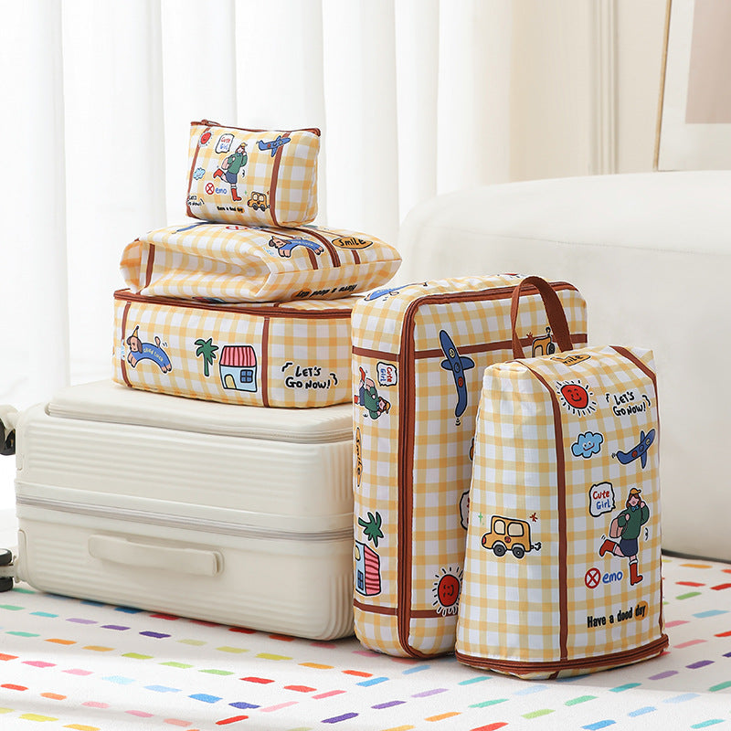 Cute Portable Travel Storage Bag Travel Clothes Underwear Shoes Tidy Bag Waterproof Luggage Clothes Pack Bag - image 2