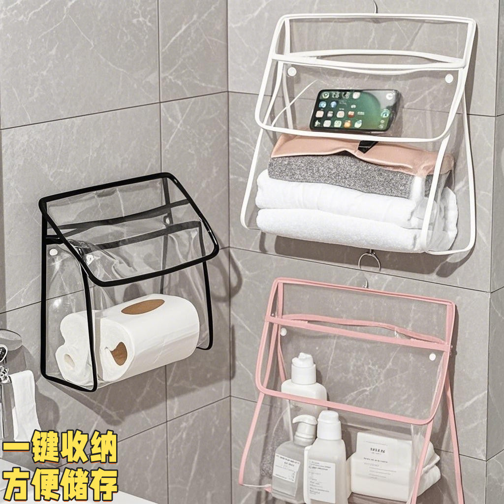 Household Bathroom Storage Hanging Bag Dormitory Clothes Storage Bag Large Capacity Waterproof Convenient Travel Waterproof Hanging Bag - image 1