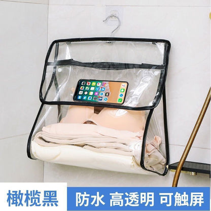 Household Bathroom Storage Hanging Bag Dormitory Clothes Storage Bag Large Capacity Waterproof Convenient Travel Waterproof Hanging Bag - image 2