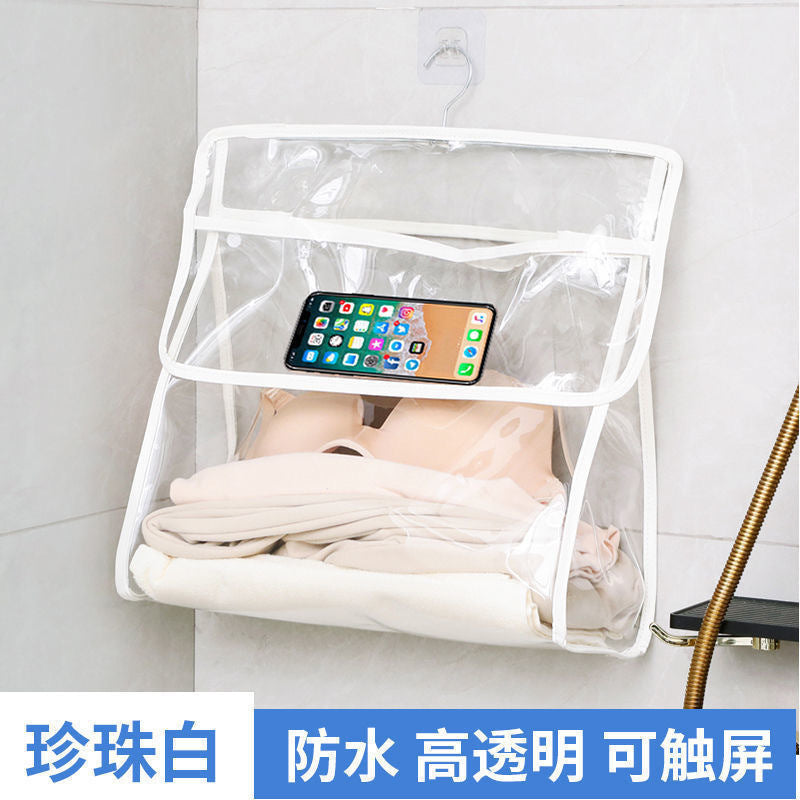 Household Bathroom Storage Hanging Bag Dormitory Clothes Storage Bag Large Capacity Waterproof Convenient Travel Waterproof Hanging Bag - image 3