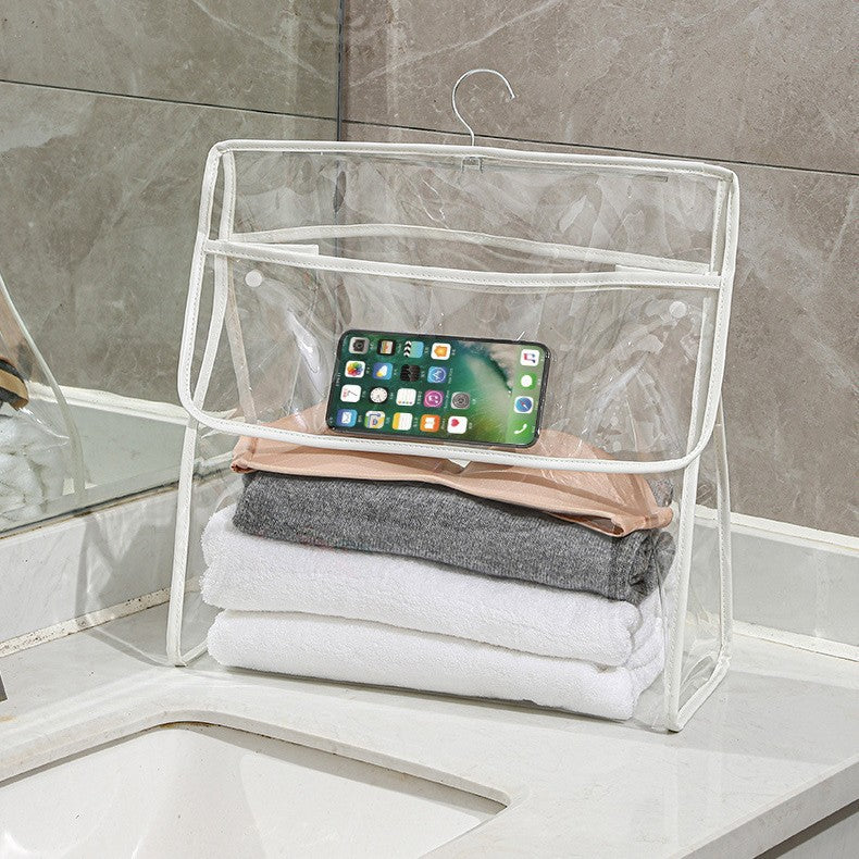 Household Bathroom Storage Hanging Bag Dormitory Clothes Storage Bag Large Capacity Waterproof Convenient Travel Waterproof Hanging Bag - image 4