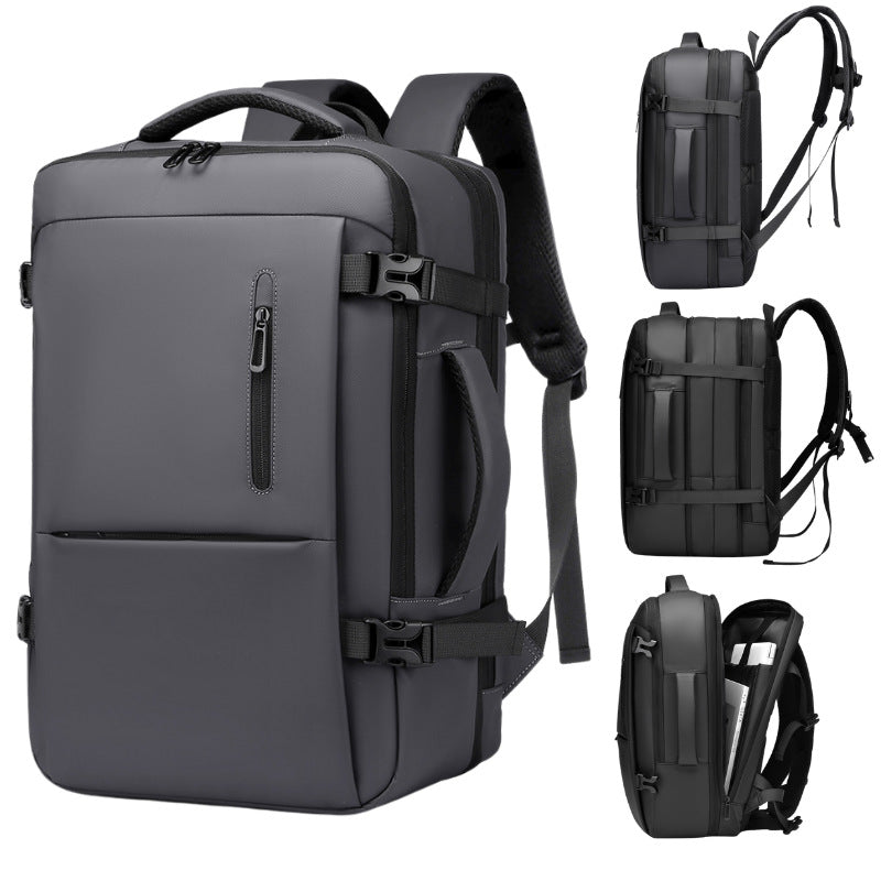 Simple Men's Business Backpack Men's High-end Travel Large Capacity Travel Backpack Computer Bag Backpack - image 4