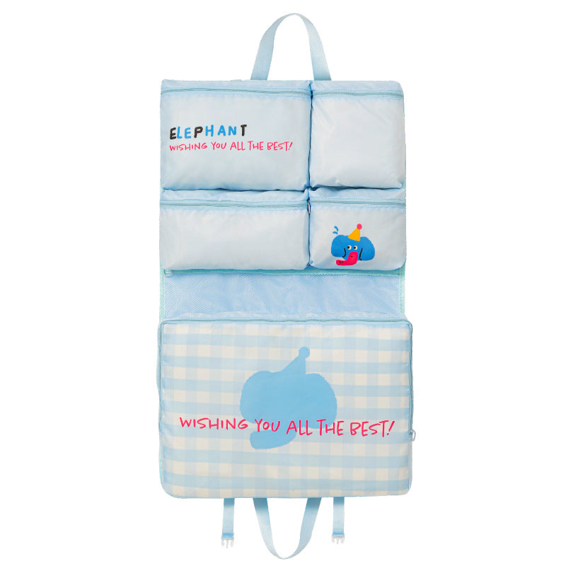 Travel Storage Bag Portable Luggage Six-in-One Fit Bag Foldable Hanging Clothes Underwear Panties Storage Bag - image 5