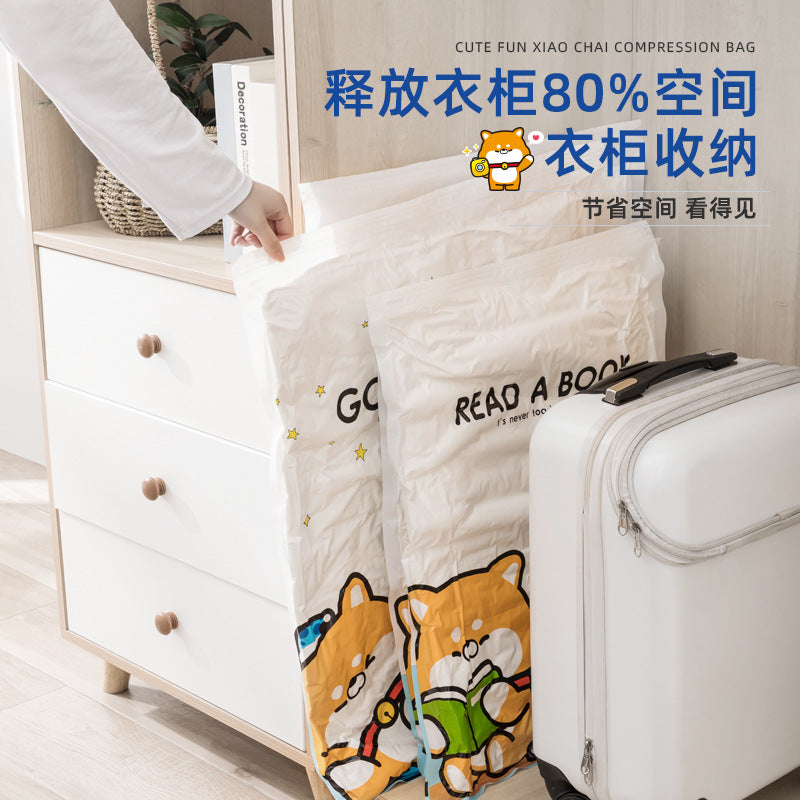 Vacuum Compression Bag Thickened Storage Clothes Quilt Air-pumping Clothes Quilt Down Jacket Special Storage Bag - image 2