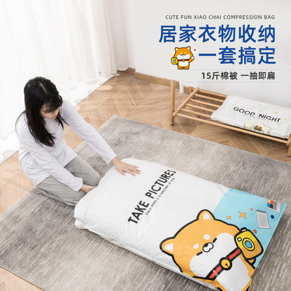 Vacuum Compression Bag Thickened Storage Clothes Quilt Air-pumping Clothes Quilt Down Jacket Special Storage Bag - image 3