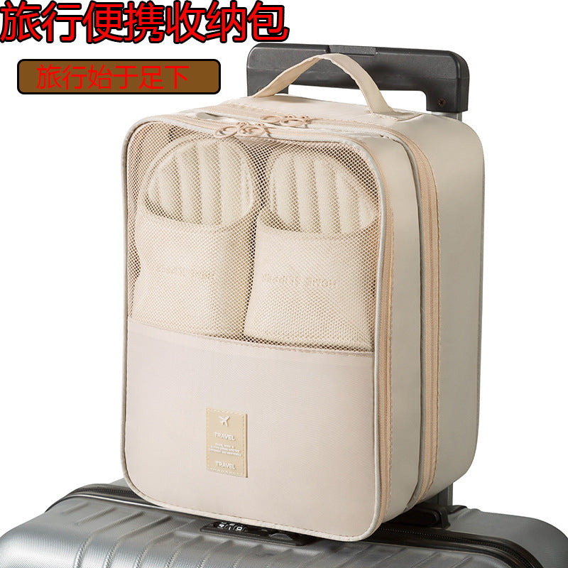 Shoe Storage Bag Travel Portable Waterproof Dustproof Shoe Bag Shoe Cover Storage Box Large Capacity Shoe Storage Artifact - image 1