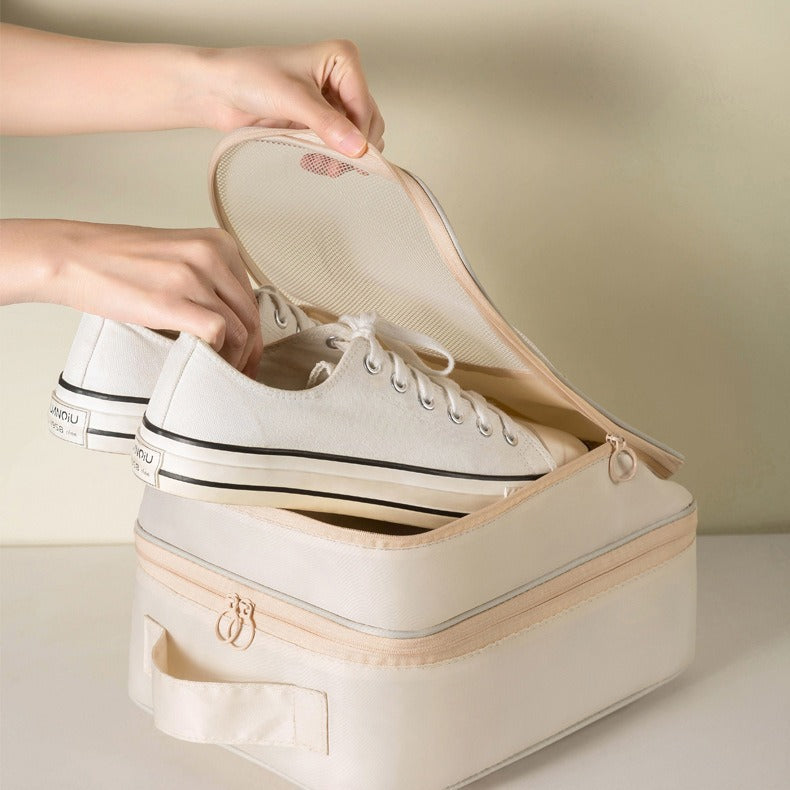 Shoe Storage Bag Travel Portable Waterproof Dustproof Shoe Bag Shoe Cover Storage Box Large Capacity Shoe Storage Artifact - image 3