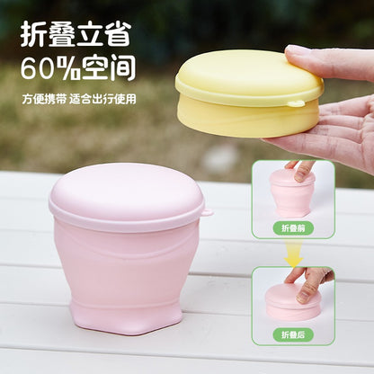 New Silicone Outdoor Foldableing Water Cup Food Grade Compact Portable Toiletries Travel Brushing and Mouthwash - image 3