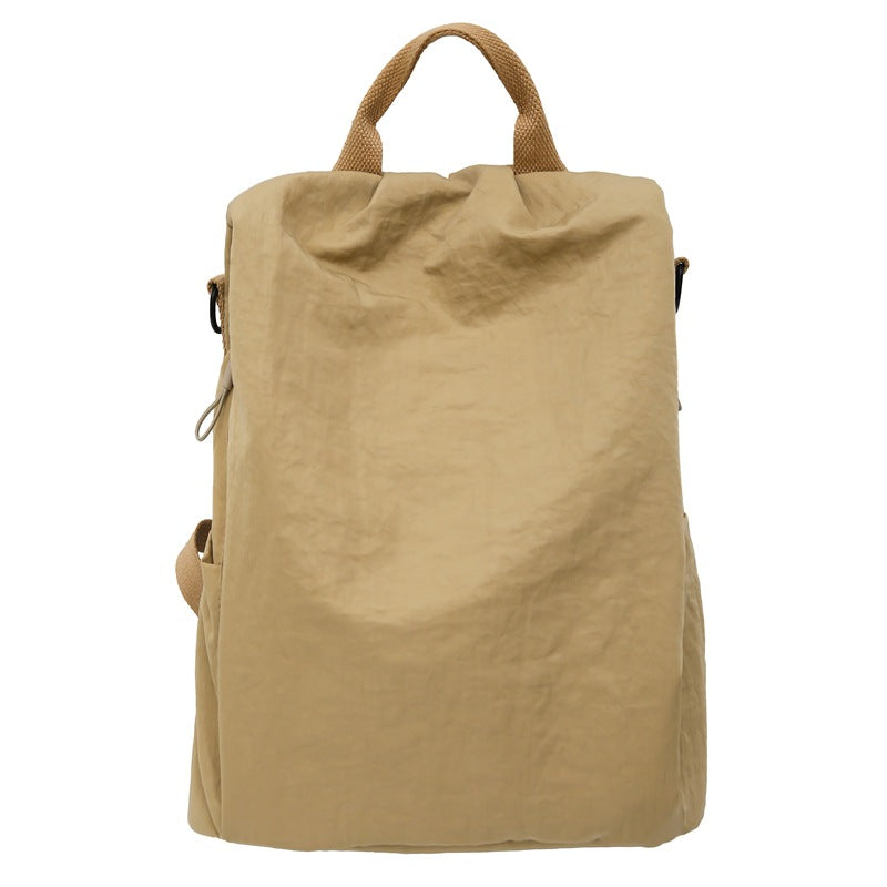 Lightweight Nylon Backpack for Women, Fashionable Niche Travel Backpack, Casual Versatile Simple Artistic Women's Backpack - image 5