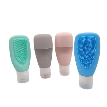 New Brush Leak-Proof Silicone Dispensing Bottle Portable Home Travel Set Facial Cleanser Cosmetics Lotion Storage Bottle - image 5