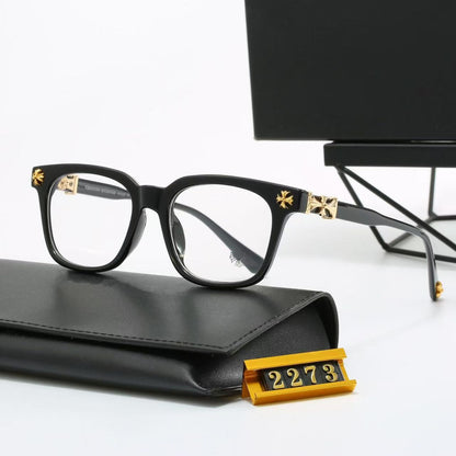European and American Overseas New Sunglasses for Men and Women Square Frame Flat Mirrors Classic Travel Fashion Optical Glasses 2273 - image 4