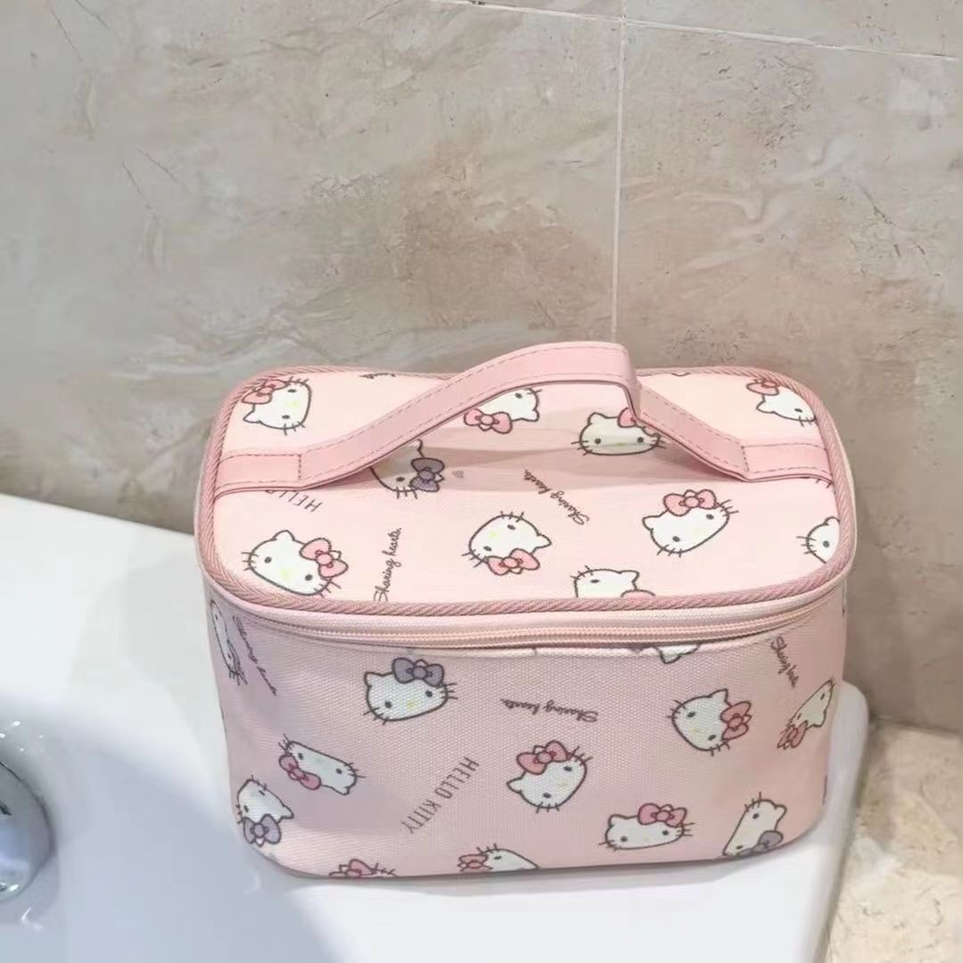 New Cute Large-Capacity Portable Storage Bag, Handbag, Travel Toiletry Bag, Three-Dimensional Bag for Women - image 1