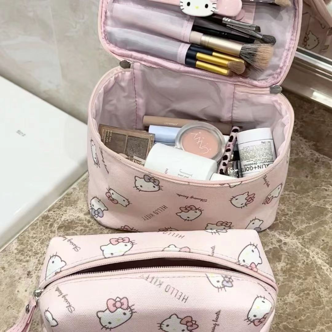New Cute Large-Capacity Portable Storage Bag, Handbag, Travel Toiletry Bag, Three-Dimensional Bag for Women - image 2
