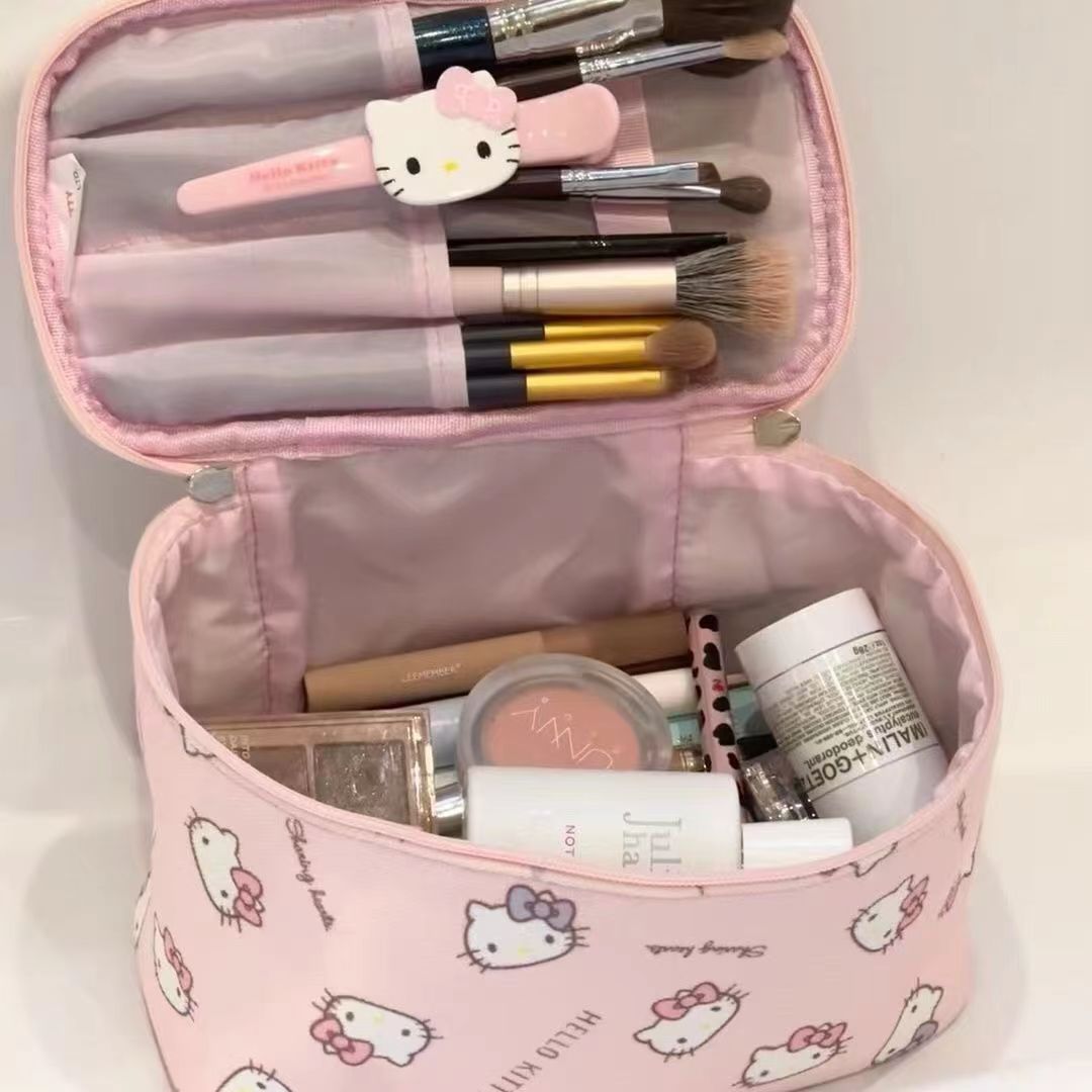 New Cute Large-Capacity Portable Storage Bag, Handbag, Travel Toiletry Bag, Three-Dimensional Bag for Women - image 3