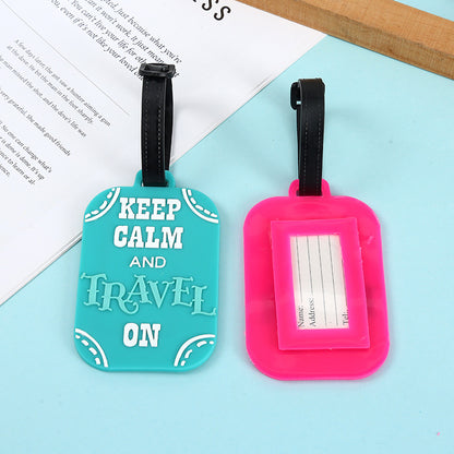 Cartoon Silicone Luggage Tag, Cute and Creative Luggage Tag, Pvc Soft Rubber Tag, Creative Small Pendant Decoration - image 2