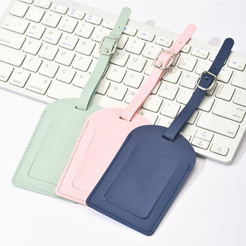 New Hot-Selling Creative Airplane Boarding Pass Fashion Travel Luggage Tag Checked Boarding Leather Pu Suitcase - image 2
